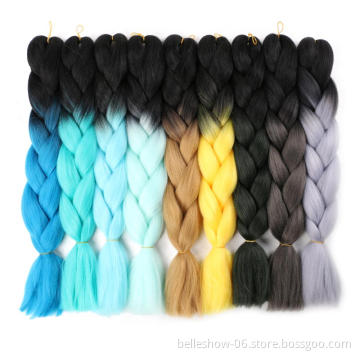 Bellwshow yaki perm braiding hair african pony braiding hair jerry curl synthetic braiding hair jumbo